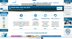 Desktop Screenshot of kreativdentalclinic.eu